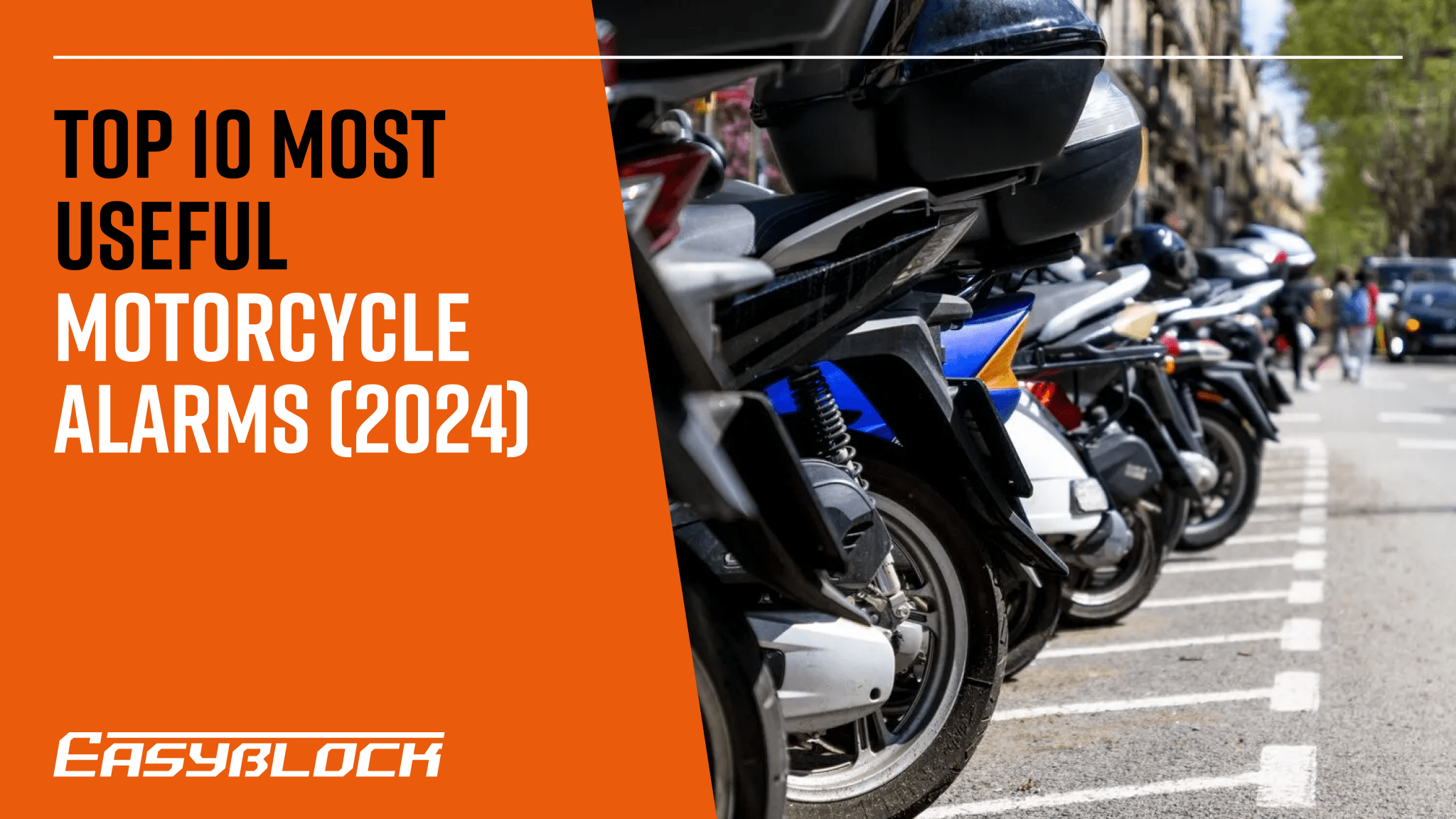 Motorbike 2024 alarms fitted