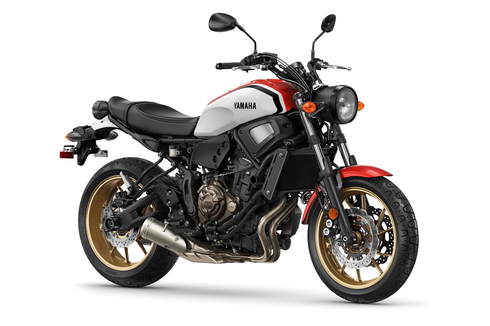 Yamaha XSR700 - White Red - Side - 2022
