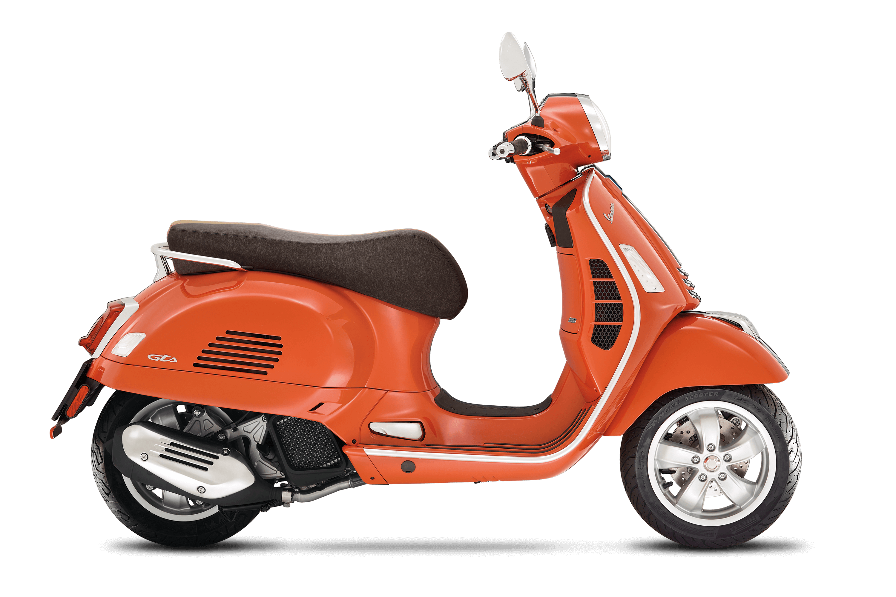 Orange Vespa GTS 300 2022