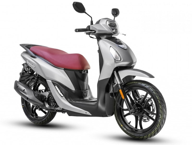 SYM Symphony 125 - Silver - Side - 2022