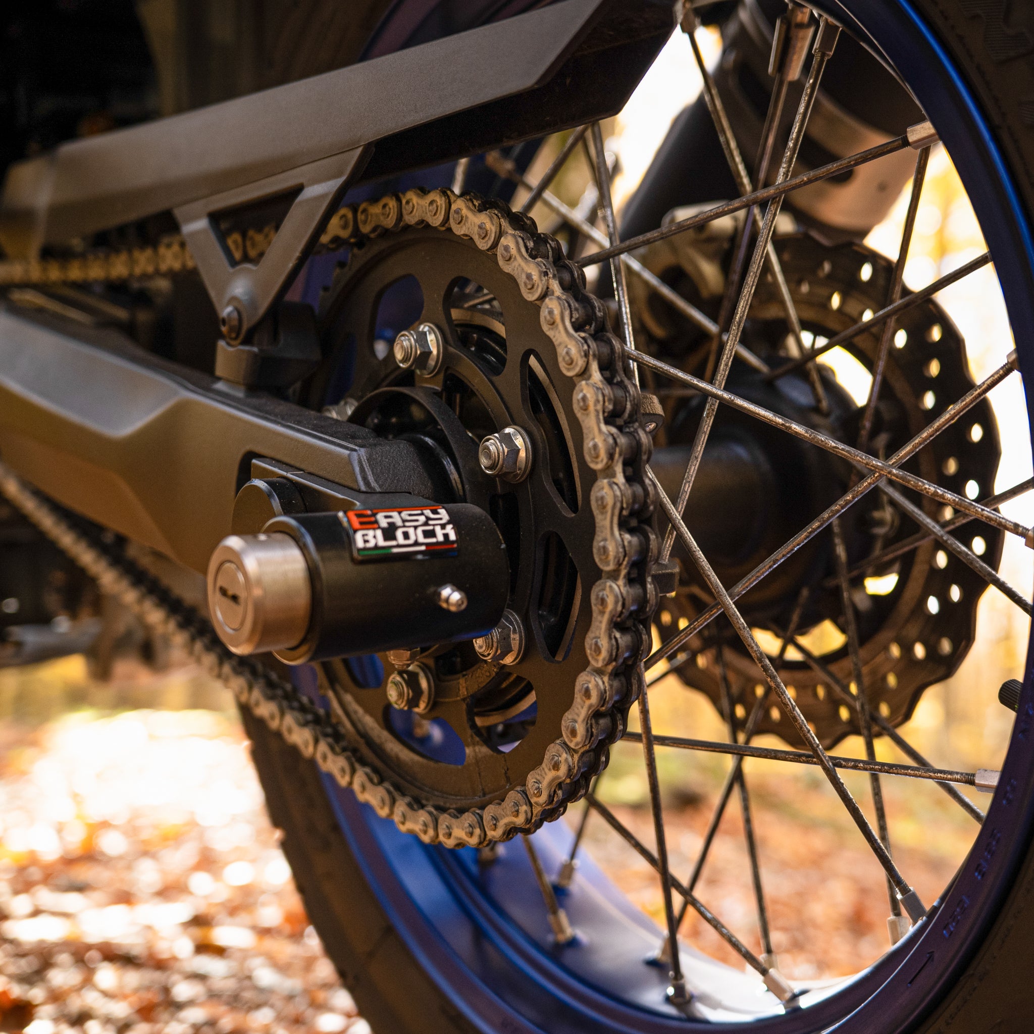 Unlocked Rear Wheel