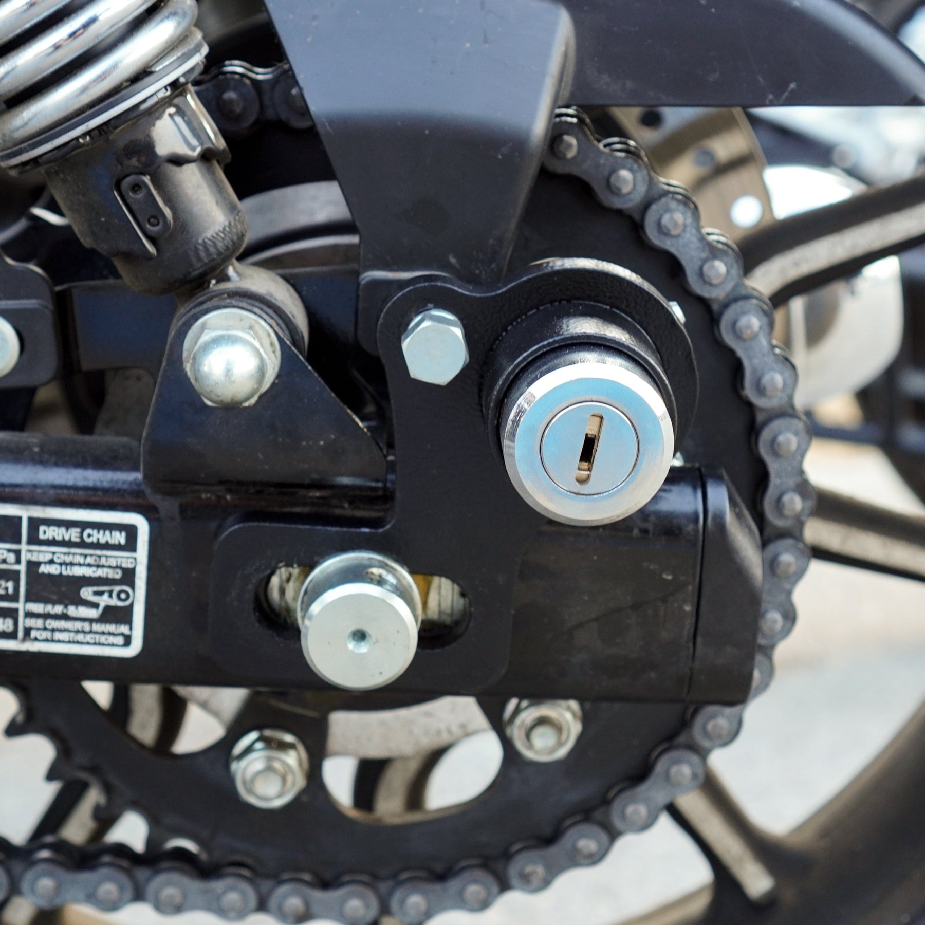 Royal Enfield Meteor 350 Motorcycle Wheel Lock | EasyBlock